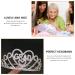 NOLITOY Glittered Metal Graduation Princess Crown Tiara | 2022 Graduation Party Supplies - Silver - Buy Online on GoSupps.com