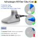 MONVICT Full Size Dual Temp Glue Gun 80/120W with Detachable Cord and 12 Glue Sticks - Ideal for Art, DIY, Crafts and Repairs - Buy Online on GoSupps.com