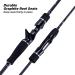 Goture Ultralight 2-Piece Fishing Rod Combo for Saltwater/Freshwater Spinning - Medium Light/Medium Heavy Trout & Crappie Rods - Buy Online on GoSupps.com