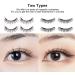 Magnetic False Eyelash Eyelashes Short Set with 2 Pairs Magnetic False Eyelashes for Parties Natural Lashes for Weddings Birthday Gifts(size:B) - Buy Online on GoSupps.com