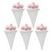 Stain Removal Solution 5pcs Reusable Laundry Ball for Efficient Clothes Cleaning Hair Durable Washing Machine Lint Catcher Drain Blockage Prevention Pink