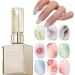  Hobngmuc Gel Effect | 15ml Bloom Effect UV Nail Stamping Gel Base Long-Lasting Watercolor Manicure Gel for Travel School Sightseeing or Home - Buy Online on GoSupps.com