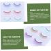 IWOWHERO 5 Pairs Colored False Eyelashes Decorative Fake Eyelash False Eye Lashes Handmade Eyelash Full Strips Eyelash Toiletries Lash Cosmetics Makeup Supply Artificial Makeup Tools Girl - Buy Online on GoSupps.com