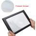 Hanme 5X LED Lighted Full Page Reading Magnifier for Low Vision Seniors - Hands-Free Rectangular Magnifying Glass for Repair and Observation - Buy Online on GoSupps.com