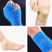 8 Rolls Self-Adhesive Elastic Bandage - Waterproof Comfortable Non-Woven Wrap for Wrist & Ankle - Black 5cm x 4.5m - Buy Online on GoSupps.com
