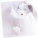  minkissy minkissy 4 Pieces Bath Bubble Bath Ball Round Milk Essential Oil Bombs Bath Bombs Maker Pink Bath Salts Sea Salt - Buy Online on GoSupps.com