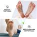 minkissy 2 Pairs Footsticker Foot Foot Peel Booties Skin Peel for Feet Cracked Heel Repair Dead Skin Foot Peel Exfoliating Socks Heel Care Exfoliator White Abs Baby White medium - Buy Online on GoSupps.com