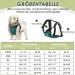 Shop Eyin Dog Harness with Seat Belt | Adjustable & Breathable 2 Carabiner Hooks - Green Size S - Ultimate Pet Safety for Cars - Buy Online on GoSupps.com