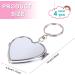 LotCow Portable Heart Shape Folding Mirror - 4Pack Compact Cosmetic Mirror with Keychain - Buy Online on GoSupps.com