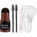 Eyebrow Template Stamp Set10Delte Eyebrow Shape Kit with Waterproof Powder Long usable eyebrow set with precise template ideal for beginners for a quick natural eyebrow Dark Brown - Buy Online on GoSupps.com