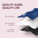 Soft Silk Sleep Masks - 4 Pack Eye Covers for Travel & Night Sleep | Black Grey Navy Pink - Buy Online on GoSupps.com