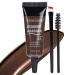 Eyebrow Gel | 24h Long Lasting Tinted Eyebrow Mascara | Eyebrow Styling Liquid Mascara for Salon Home Use Waterproof and Sweat-Proof Frifer 3#