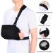 Yosoo Health Gear Medical Arm Sling Shoulder Sling - Large Breathable Immobilizer for Rotator Cuff Injury and Fractured Bones - Adult with Waist Strap - Buy Online on GoSupps.com