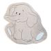 Green woodpecker Heat zoo elephant grape seed heating pillow with washable cover for children warming cuddly toy for abdominal pain & cold (120-V1)