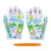 Hand Reflexology Acupoint Acupressure Tools Glove Reusable Point Household Textured Exfoliator Gloves Mittens Y6C5 Colorful One Size