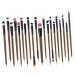 VINTORKY 20pcs Eyeliner Eyeshadow Brush Kit Eyeshadow Tools Makeup Brush Kit Size 1 As Shown
