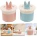  OFFIGAM 2 Pieces Facial Cleanser for Rabbit Ears Foam Shampoo Gasket Shock Absorber Cup Decoration Decoration Cartoon Cat Decoration Shark Gill Decoration Cup Cup Plastic - Buy Online on GoSupps.com