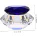 minkissy Nail Art Crystal Cup Cosmetics Cream Glass Manicure 6.5x8cm Blue - Buy Online on GoSupps.com