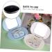 Homsfou 2er-Box Contact Lens Case with Mirror - Portable Lens Holder & Carrying Bag for Travel - Stylish Cobblestone Design - Buy Online on GoSupps.com