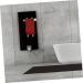 STOBAZA Towel Hook Hangers for Clothes Hangers Heavy Duty Over The Door Hook Clothes Hook Bathrobe Hanging 18X10CM Silver - Buy Online on GoSupps.com