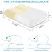 Findigit Ergonomic Cervical Orthopedic Memory Foam Pillow for Neck Pain Relief - Contoured, Supportive Design for Side, Back, and Stomach Sleepers - White 23.6*14*3.6/4.3 - Buy Online on GoSupps.com