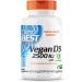 Doctor's Best Vegan D3 120ct Vegetarian Capsules - Essential Vitamin Supplement - Buy Online on GoSupps.com