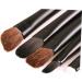 FOMIYES 5pcs Eyeshadow Brush Kit Horsehair Brush Eyeshadow Brush with Case Eye Shadow Brush Makeup Brush Size 1 Black - Buy Online on GoSupps.com