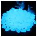 Pebbles 50/100/300pcs Glow in the Dark Garden Pebbles for Walkways Garden Decoration Glow Pebbles Plants Aquarium Luminous Stones Decorative Pebbles (Color : Blue Size : 50 PCS) 50 PCS Blue