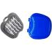 Denture Box with Strainer - Portable False Teeth Storage Container & Cleaning Kit for Travel - Dark Blue - Buy Online on GoSupps.com