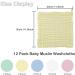 12 Pcs Baby Muslin Washcloths(30 x 30cm) Natural Cotton 6 Layer Baby Muslin Square Wipes Muslin Cotton Towel for Newborn Baby Gift - Buy Online on GoSupps.com