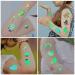 Glow Temporary Tattoos for Kids - 210pcs Luminous Tattoo Stickers in Mixed Styles - Unicorn, Dinosaur, Pirate, Mermaid - 16 Sheets - Party Supplies & Gifts for Children - Buy Online on GoSupps.com