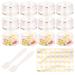 12 pieces jars jars 5ml jars with lids lip balm jars jars cream jars empty 12 x 5ml transparent