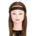 Tess Braided Hair Band - Adjustable Medium Hair Tie Dark Brown Hair Accessories for Women 2.5cm Wide Perfect for Dutt and Braids - Buy Online on GoSupps.com