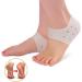 4 Pairs Silicone Heel Cups for Plantar Fasciitis & Dry Cracked Heels - Buy Online on GoSupps.com