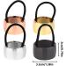 4-Piece Metal Hair Cuff Set - Stylish Ponytail Holders in Black Silver Gold & Rose Gold | Fashion Accessories for Women & Girls - Buy Online on GoSupps.com