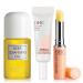 DHC Travel Essentials  includes Deep Cleansing Oil Mini 1 fl. oz.  Velvet Skin Coat Mini .18 oz.  and Lip Cream .05 oz.