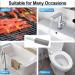 8 Pcs Pumice Stone For Toilet Bowl Cleaning Scouring Stick With Handle Cleans Away Limescale Stain Hard Water Rings Calcium Buildup Iron Rust Remover Tool For Tile/Bath/Kitchen - Buy Online on GoSupps.com