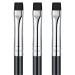 3 pieces of eyebrow brushes finely angled brush flat blasted eyeliner brushes per precision gel eyeshadow makeup brushes ultra -thin synthetic bristles with flat angle
