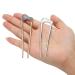 12 French Twist Hair Forks - Large U-Shaped Styling Pins for Long, Thick, Curly, and Fine Hair - Vintage Metal Hair Sticks - Buy Online on GoSupps.com