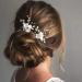 IYOU Bridal Hairpins - Gold Sparkly Crystal & Pearl Flower Hair Accessories for Women & Girls (2 Pack) - Buy Online on GoSupps.com
