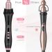 Prizm Pro Clamp Curling Iron Set 5 Interchangeable Barrels 11 Adjustable Temp Dual Voltage Rose Pink Perfect for Travel & Beautiful Curls - Buy Online on GoSupps.com