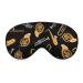Musical Instruments Saxophone French Hor Sleep Mask Eye Cover for Sleeping Blindfold with Adjustable Strap Blocks Light Night Travel Nap for Men Women