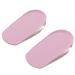 Rosenice height insoles 1 pair of soft slide -resistant silicone self -adhesive back heel insert Insert Invisible height increased half pads insoles - 2.5 cm heels