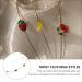 Holibanna Strawberry Headband - Stylish Metal Hair Hoop for Women & Girls | Perfect Headdress for Any Occasion - Buy Online on GoSupps.com