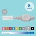 TePe Interdental Brush Original Grey 1.3mm/ISO 7 8pcs - Plaque Removal & Efficient Cleaning - Narrow Gaps - 8 Count - Size 7 - Buy Online on GoSupps.com