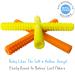 BPA-Free Hollow Teether Tubes with 3 Textures | Teething Toys for Babies 3-12 Months | Safe for Freezer & Refrigerator | Baby Teether for Infants & Toddlers - Buy Online on GoSupps.com