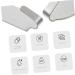 Alipis 24pcs Hook up Metal Clothing Rack Towel Hook Metal Hanger Keys Adhesive Hooks Picture Sticky Hook 3.2X1.5CM Silver - Buy Online on GoSupps.com