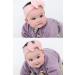 Newborn Baby Girl Headbands - Soft Hair Bows for Girls - 3pcs-A Set - Buy Online on GoSupps.com