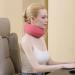Roll Ruff - Adjustable Soft Neck Support for Sleeping | Best Neck Printing & Support for Men Women & Kids | Enhance Posture & Vertebrae Support in Pink - Buy Online on GoSupps.com