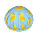 Shower Cap Yellow Rubber Duck Reusable Bath Shower Caps for Women Long Hair Double Layer Waterproof Bathing Shower Hat Hair Protector for Kids Girls Men